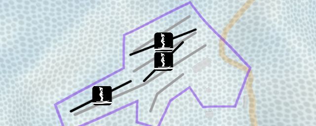 Piste map of the resort 茅草坝滑雪场