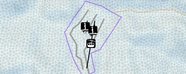 Piste map of the resort 南天湖滑雪场