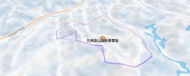 Piste map of the resort 兰州龙山国际滑雪场