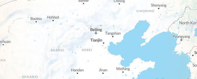 Piste map of the region Hebei