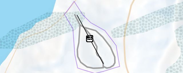 Piste map of the resort 黑河红河河谷滑雪场