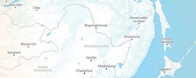 Piste map of the region Heilongjiang