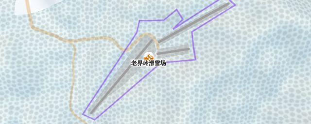 Piste map of the resort 老界岭滑雪场