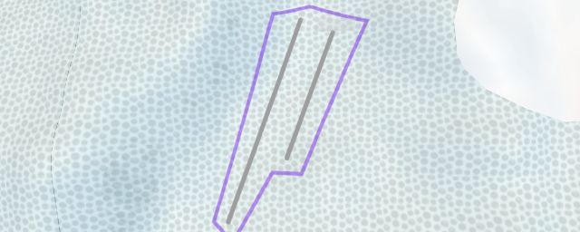 Piste map of the resort 木札岭滑雪场