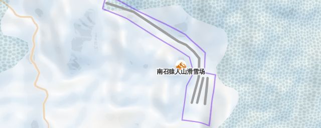 Piste map of the resort 南召猿人山滑雪场