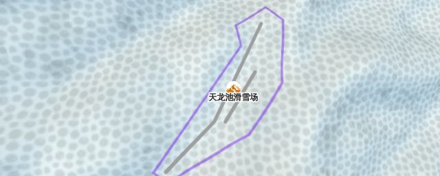 Piste map of the resort 天龙池滑雪场