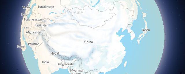 Piste map of the region China