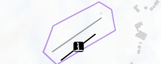 Piste map of the resort 梅园滑雪场