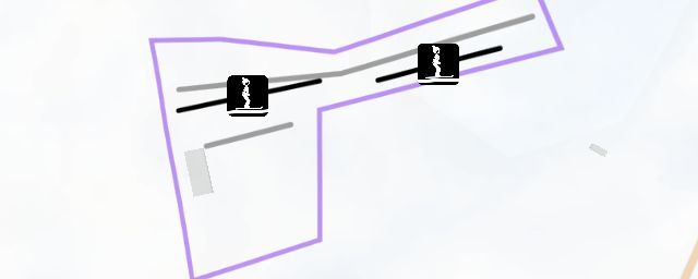 Piste map of the resort 纳帕溪谷滑雪场