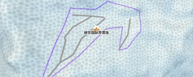 Piste map of the resort 靖安国际滑雪场