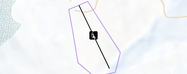 Piste map of the resort 长白山华美胜地滑雪场