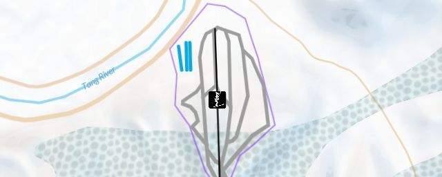 Piste map of the resort 弓长岭滑雪场