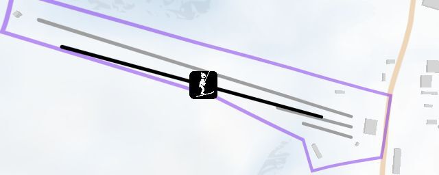 Piste map of the resort 彩虹滑雪场