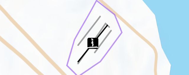 Piste map of the resort 金银滩冰上乐园滑雪场