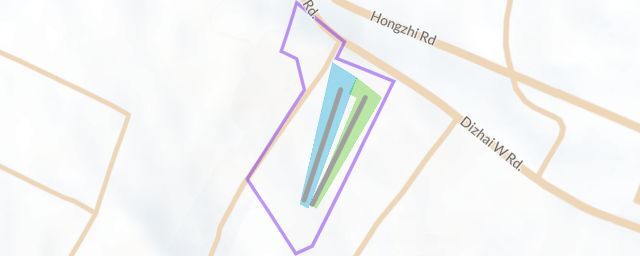 Piste map of the resort 白鹿原滑雪场