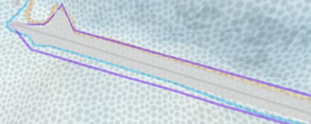 Piste map of the resort 翠华山滑雪场