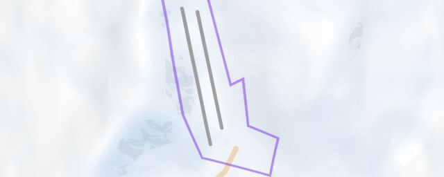 Piste map of the resort 伏羲岭滑雪场