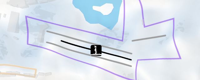 Piste map of the resort 延安国际滑雪场