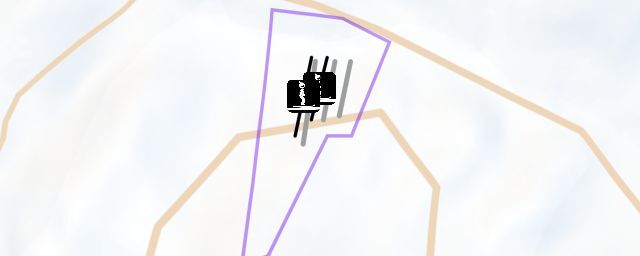 Piste map of the resort 藏马山滑雪场