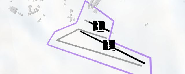 Piste map of the resort 济南九顶塔滑雪场