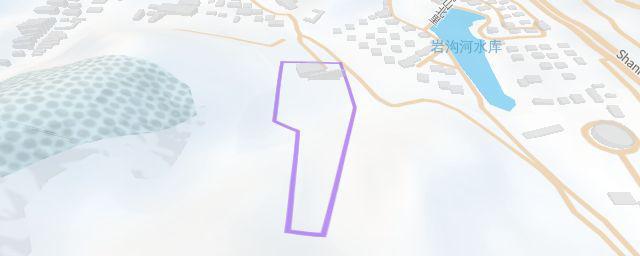 Piste map of the resort 塔山滑雪场