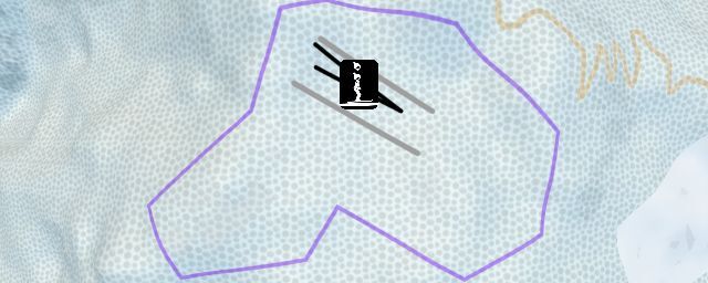 Piste map of the resort 巴山罗盘顶滑雪场