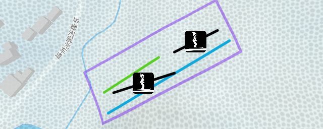 Piste map of the resort 毕棚沟滑雪场