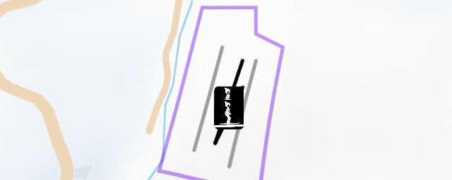 Piste map of the resort 谷克德滑雪场