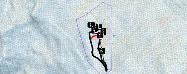 Piste map of the resort 九鼎山·太子岭滑雪场