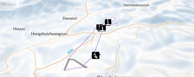 Piste map of the resort 玉龙滑雪场