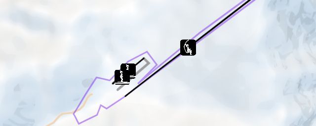Piste map of the resort 大海草山国际滑雪场