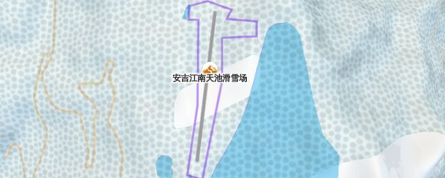 Piste map of the resort 安吉江南天池滑雪场