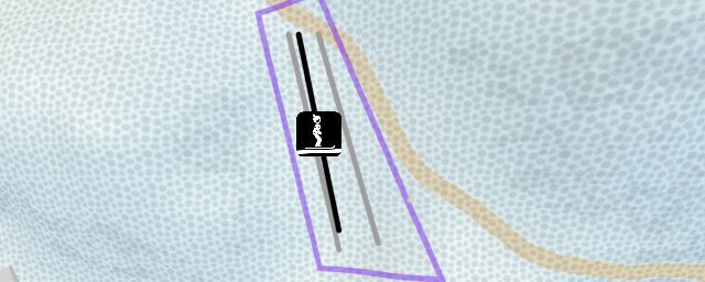 Piste map of the resort 天鹅堡滑雪场