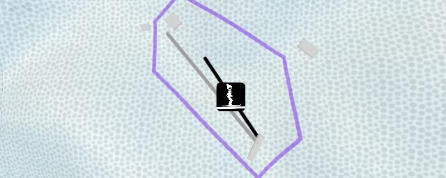 Piste map of the resort 文成月老山滑雪场