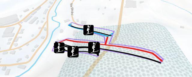 Piste map of the resort Hlinsko
