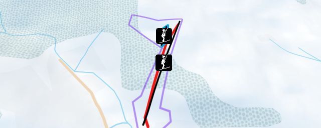 Piste map of the resort Kačenčina sjezdovka