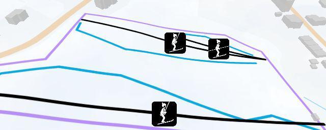Piste map of the resort Kvilda