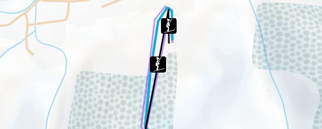 Piste map of the resort Lázeňský vrch