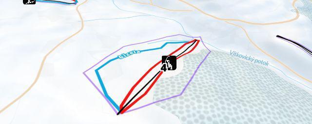 Piste map of the resort Aldrov - Prezidentský expres