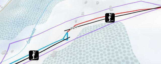 Piste map of the resort Ski areál Janova hora