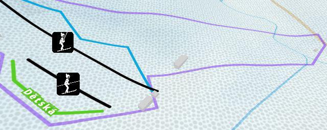 Piste map of the resort Lyžařský areál Kocianka