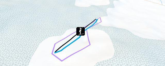 Piste map of the resort Lyžařský vlek Křemežské louky