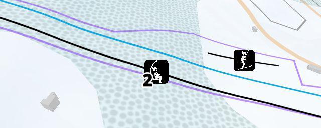 Piste map of the resort Nové Město na Moravě