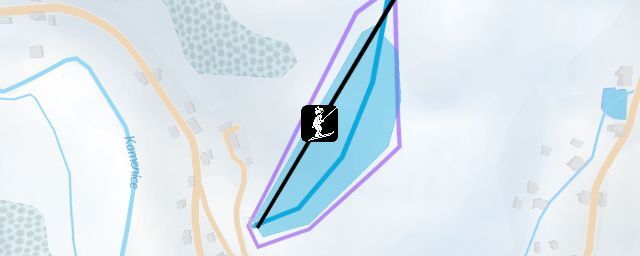 Piste map of the resort Selský dvůr