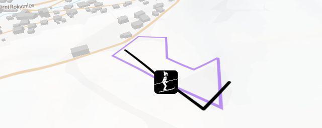 Piste map of the resort Ski areál Bosíno