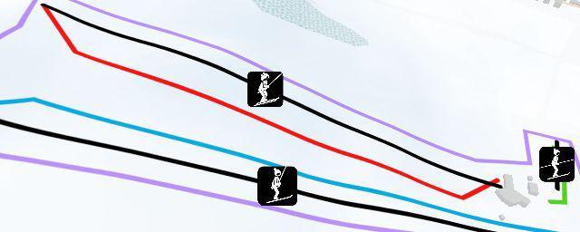 Piste map of the resort Ski areál Olešnice na Moravě