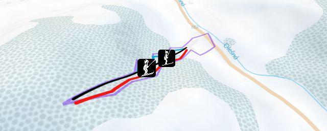 Piste map of the resort Ski areál Palkovice