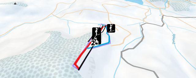 Piste map of the resort Ski areál Rališka