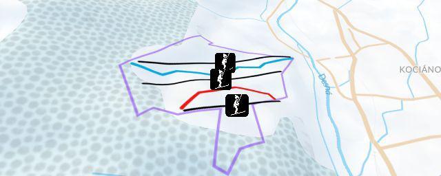 Piste map of the resort Ski Centrum Oáza