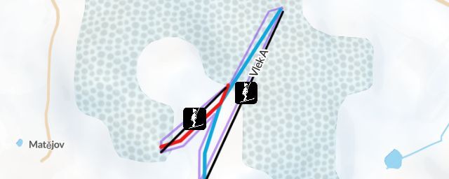 Piste map of the resort Ski Kvasejovice